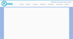 Desktop Screenshot of kalpa.fr
